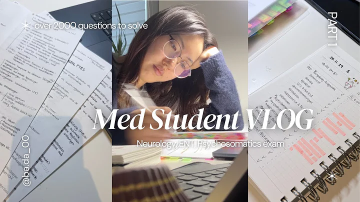 (VLOG) Medical School Exam Vlog | Exam D-6, 600-Page Summary and 2,260-Question Challenge. (Part 1)