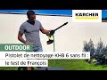 Kärcher - François présente le pistolet de nettoyage sans fil KHB 6