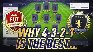 BEST FORMATION AFTER PATCH!!! 4-3-2-1 W/ CUSTOM TACTICS & PLAYER INSTRUCTIONS! FIFA 18 FUT CHAMPIONS