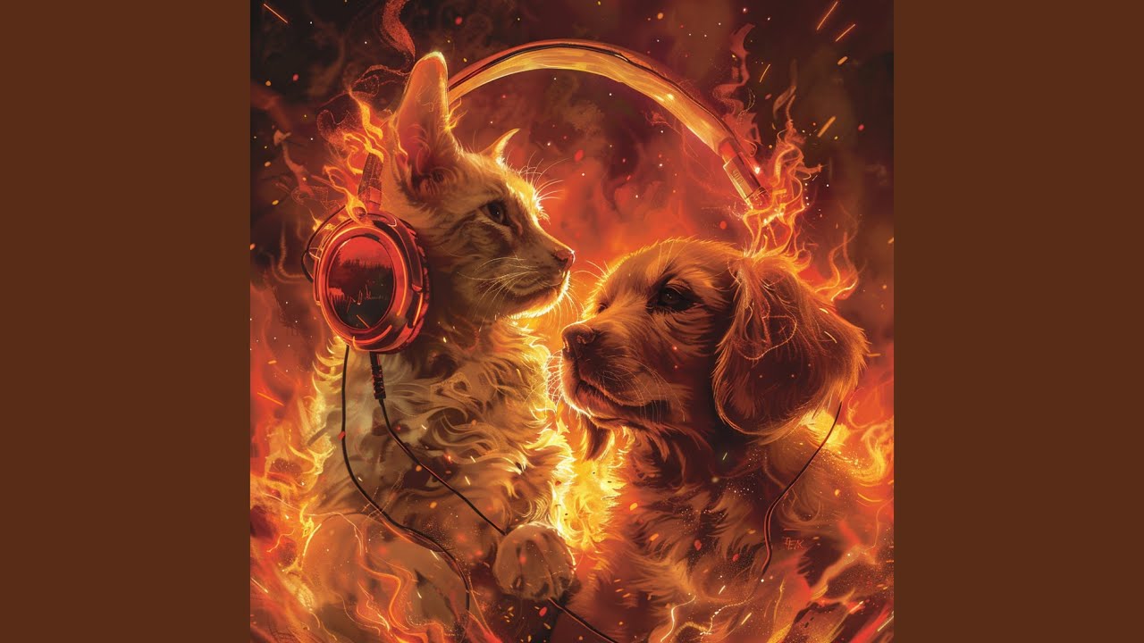 Pets Enjoy Fire Harmony