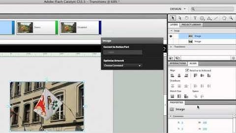Flash Catalyst CS5.5 - Adding Transitions Between States