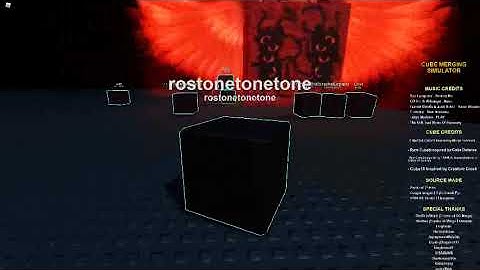 Cube Merging Simulator "Last Goodbye" badge cinematic.