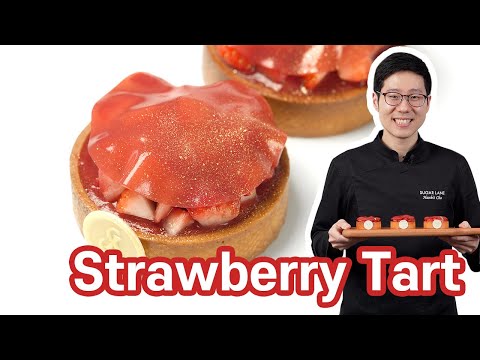 The Best Strawberry Tart  Looks good, tastes good