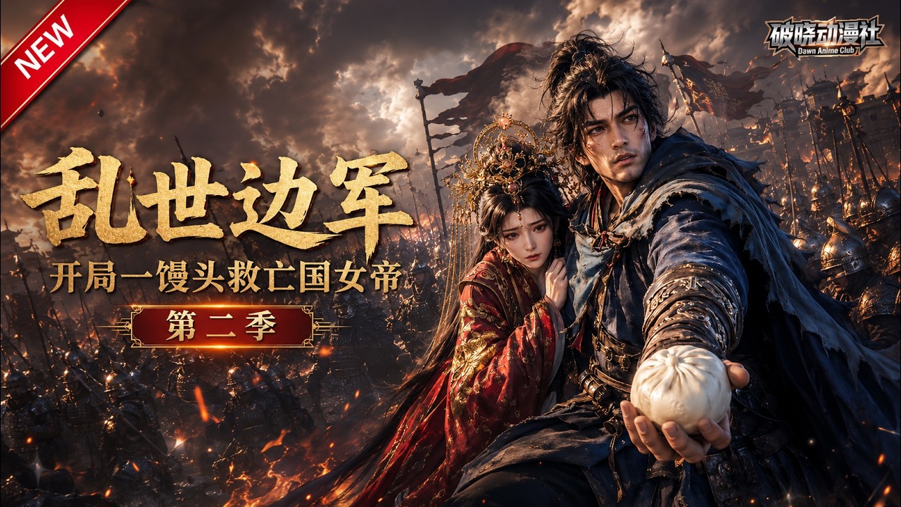 MULTISUB📢新番上线《乱世边军，开局一馒头救亡国女帝》第2季丨穿越乱世小兵觉醒杀戮系统，救下不祥瞳美人，谁知她竟是西蜀末代女帝！#最新漫剧 #破晓动漫社
