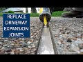 EXPANSION JOINT REPLACEMENT OF CONCRETE DRIVEWAYS