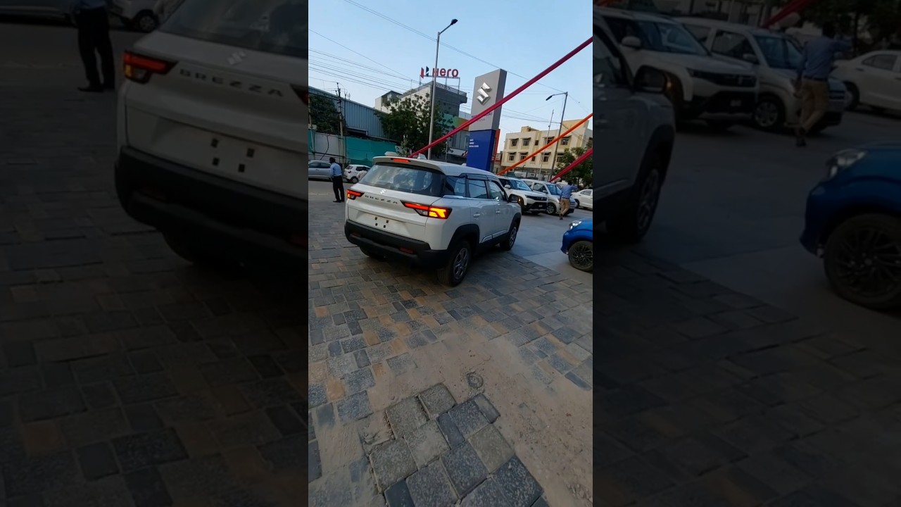 Maruti Suzuki Brezza VXI CNG 2024  👌 🔥✨️  👌 White Color!! 