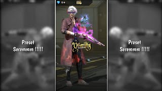2 PRESET AM FF TERBARU DJ GOYANG DAYUNG AND DJ WHITE TEE TREAT ME LIKE