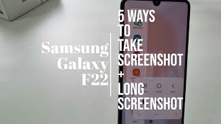 How to take screenshot on Samsung Galaxy F22 - 5 Ways Plus Long screenshot screenshot 4