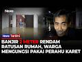 Sungai Bekasi Meluap, Banjir Capai 2 Meter! Warga Terpaksa Mengungsi dengan Perahu Karet