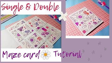 Single and Double Maze Card Tutorial/mazecard/ Card 1