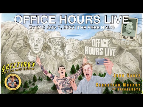 John Early, Sebastian Murphy of Viagra Boys (Office Hours Live Ep 212)
