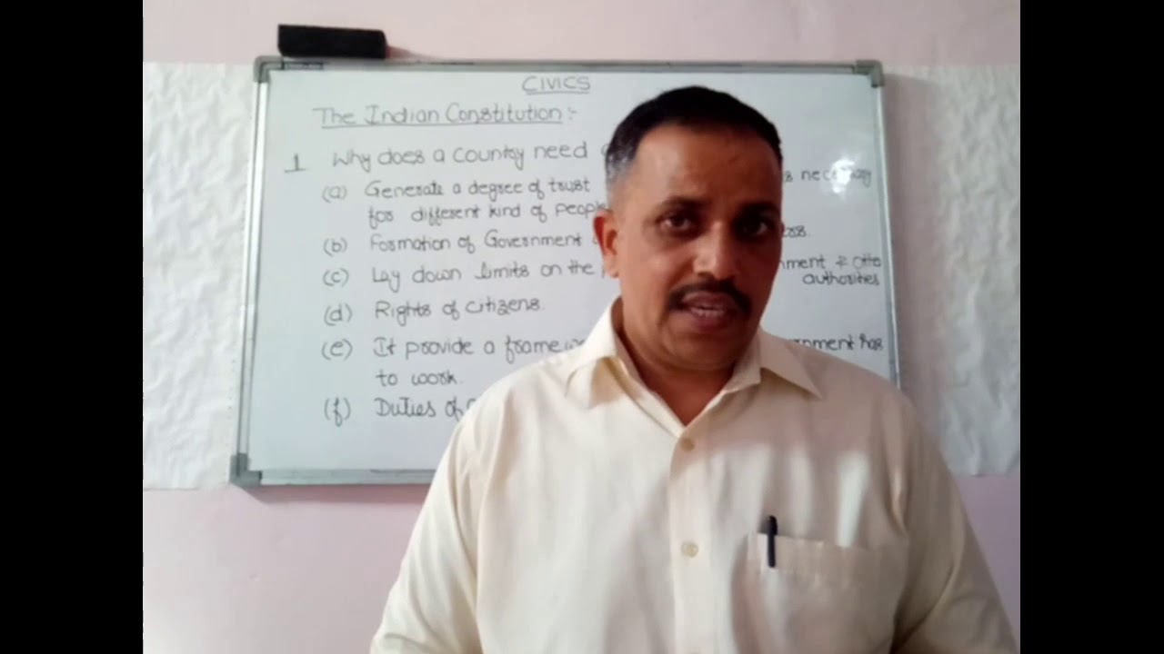 NCERT Class 8 Civics Chapter 1 The Indian Constitution YouTube