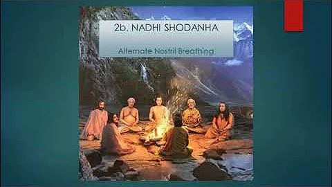 PRANAYAMA 2: Nadhi Shodanha