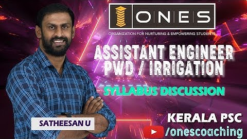 Kerala PSC | Assistant Engineer | PWD / Irrigation | Syllabus Discussion