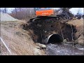 Oh no!! you got a collapsed culvert?? I can help with that!!! Part 1 removal