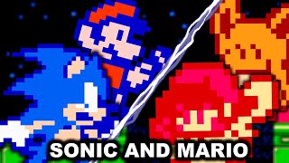 SONIC and MARIO Sing and Game Rhythm 9 (Mario Sing and Game Rhythm 9 Cover)  Mario Madness V2 FNF