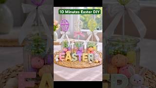 You only need 10 minutes to make this Easter DIY✨🐰🐣#easterdiy #easterdecor #dollartree #springdiy