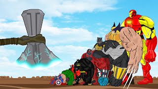 Rescue Team Avengers : HULK & SPIDERMAN, WOLVERINE, BLACK PANTHER 2, IRON MAN | SUPER HEROES MOVIES
