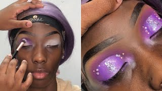 Glitter Halo Eye | Client Makeup Tutorial