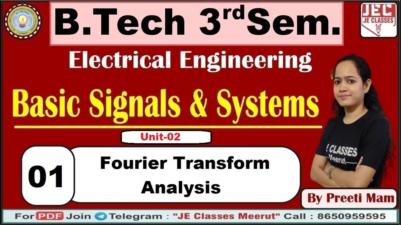 #01 Basic Signals & Systems Electrical Engg.|| B.Tech 3rd Semester ...