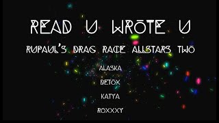 Rupaul’s Drag Race Allstars 2 Top 4 – Read U Wrote U - Karaoke