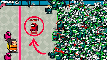 SQUID GAME in AMONG US, but he is a HACKER