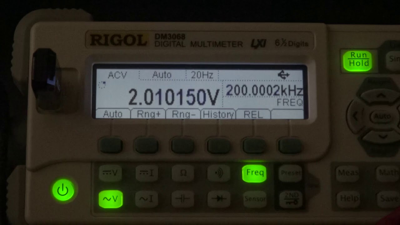 RIGOL DM3068 True RMS messen YouTube