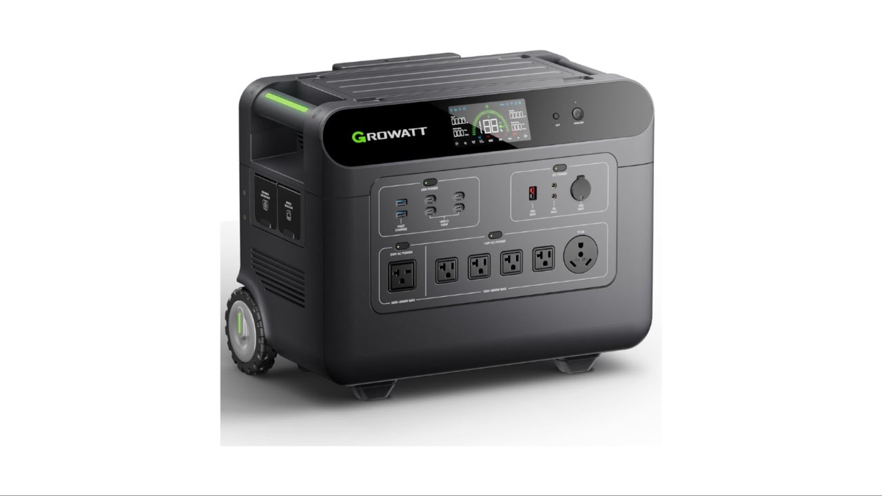 Review: GROWATT HELIOS 3600 Expandable 240V Whole House Backup Power Station