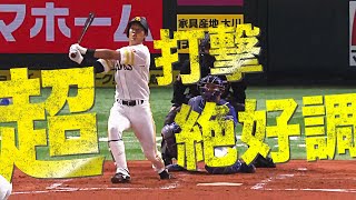 【バットが止まらない】上林誠知が打撃“超”絶好調!!