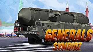 Sarmat + Iskander K 1 vs 3 USA Cybernetic (SYMBIOZ Mod) C&C Generals Zero Hour