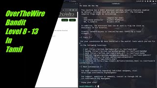 OverTheWire | Bandit | CTF - Walkthrough  Level 8  - 13 in Tamil