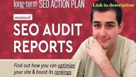 I will create an actionable SEO audit report with long term action plan to execute