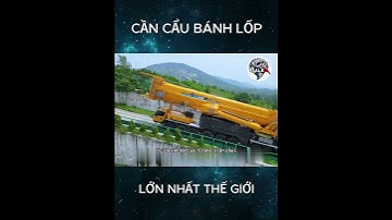Cần cẩu bánh lốp lớn nhất thế giới #shorts #shortvideo #review
