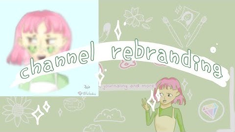 🍄making a NEW profile picture, banner, INTRO // rebranding my channel