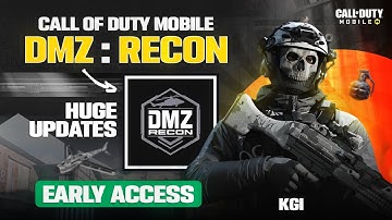 DMZ: RECON EARLY ACCESS Gameplay 🔥 | HUGE CODM UPDATE!