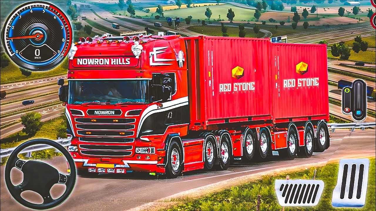 Truck Simulator Eru 3D Truck | Realistic Highway Cargo Driving - Android Gameplay