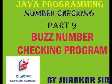 Buzz Number Checking Program