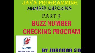 Buzz Number Checking Program