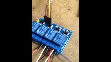 Garage Door Bolt Lock connected to Zwave Relay, Arduino nano, and Smartthings