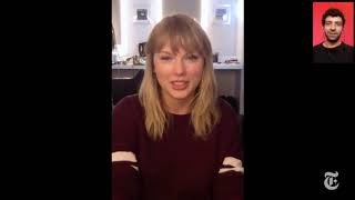 Taylor Swift - Talks about Making Off of Lover with the NY Times