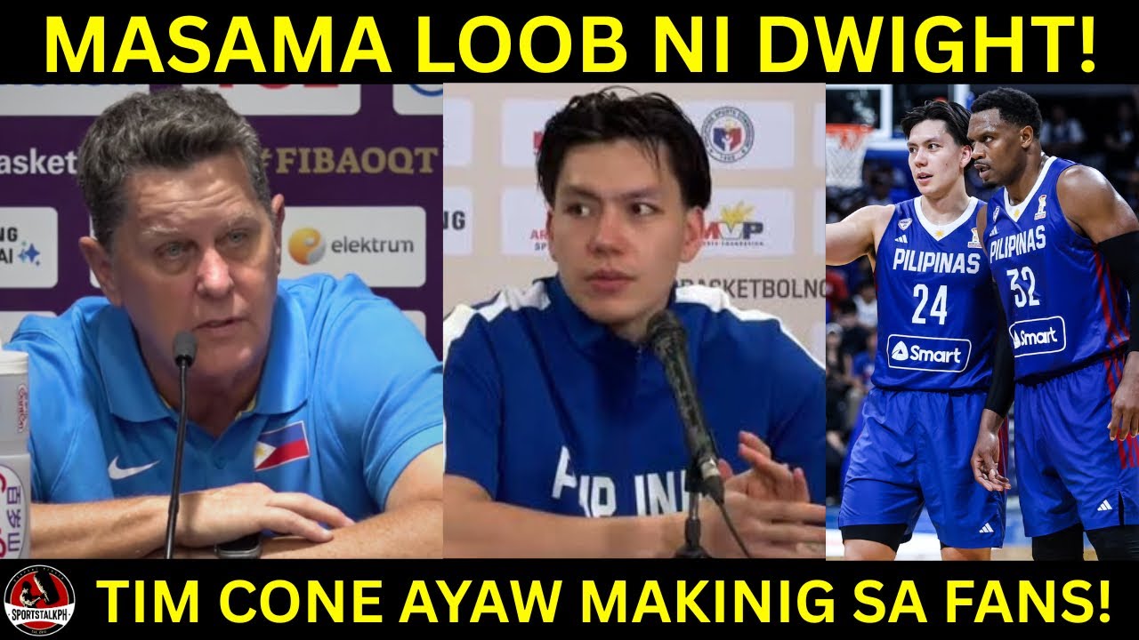 Tim Cone ayaw MAKINIG! May SHOOTERS daw ang Gilas! | Dwight Ramos MASAMA ANG LOOB!