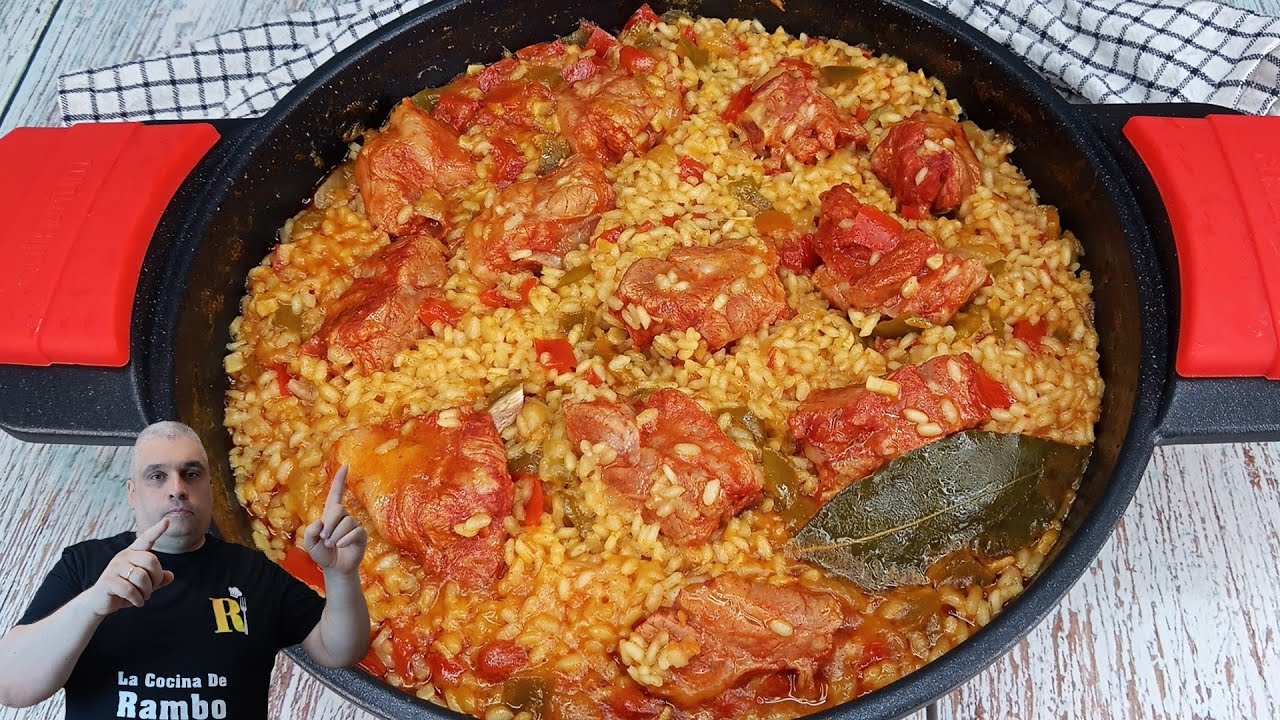 🥘 ARROZ con Costillas de Cerdo - Receta FÁCIL y MUY RICA. 🥘 BRUTAL 💥💥