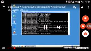 Destroying Windows 2000