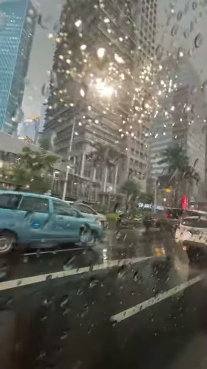 Beautiful buildings at Sudirman CBD Jakarta January 2020