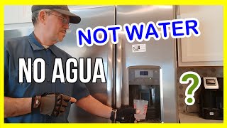 🤔 PORQUE NO SALE AGUA DEL DISPENSADOR DEL REFRIGERADOR 👉 WHY IS MY FRIDGE NOT DISPENSING WATER