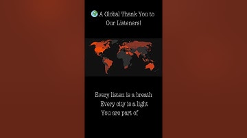 🌍 A Global Thank You