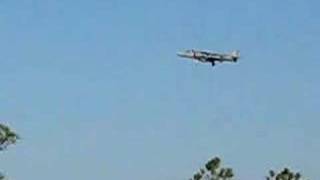 Harrier landing at Cherry Point