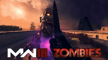 ONLY BUTCHER KNIFE in SOLO RED ZONE, DARK AETHER Call of Duty MW3 ZOMBIES OPEN WORLD [No Commentary]