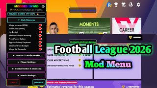 Football League 2026 Mod Menu v0.1.81 New Update! Unlimited Money & All Unlocked | Android Gameplay screenshot 5