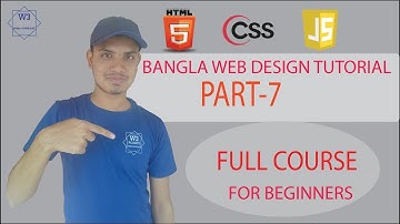 WebSite Design Bangla Tutorial For Beginners Part-7 | ওয়েব ডিজাইন বাংলা টিউটোরিয়াল |Full Course
